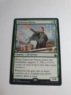 MTG Generous Patron Battlebond 070/254 Regular Rare - Image 1