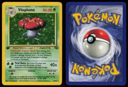 Vileplume 15/64 Rare Jungle Holo 1st Edition Pokemon - Image 3