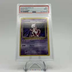 PSA 9 MINT 2016 POKEMON XY MEWTWO EVOLUTIONS #51/108 - no holo - Image 2