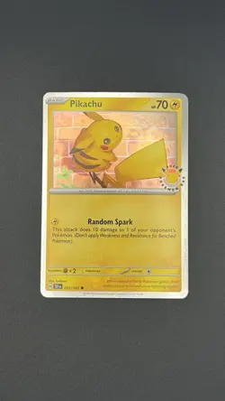 Pikachu - 051 /162 Stamped - 2026 Pokemon Day 30th Anniversary Promo - Mint/NM - Image 1