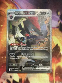 Pokemon TCG N's Zoroark EX Journey Together Sir Fresh Mint, 185/159 - Image 1