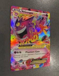 Pokemon M Gengar EX 35/119 XY-Phantom Forces Ultra Rare Full Art Holo English - Image 2