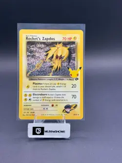 Rocket's Zapdos Pokemon Celebrations: Classic Collection 15/132 Near Mint - Image 1
