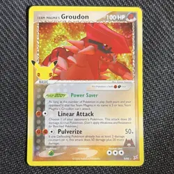 Pokemon Team Magma's Groudon 9/95 Celebrations Classic Collection Holo Rare - Image 1