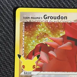 Pokemon Team Magma's Groudon 9/95 Celebrations Classic Collection Holo Rare - Image 2