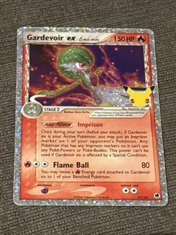 Gardevoir EX 93/101 Pokemon Celebrations Classic Collection Holo LP - Image 1