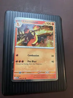 Charmeleon 005/165 *SWIRL* Scarlet & Violet 151 Cosmos Holo Rare Pokemon NM - Image 1