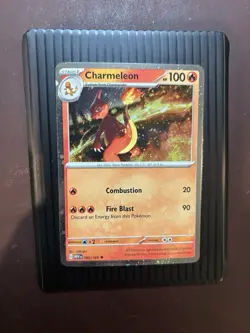 Charmeleon 005/165 *SWIRL* Scarlet & Violet 151 Cosmos Holo Rare Pokemon NM - Image 3