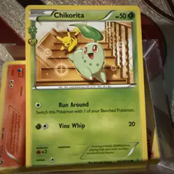 Pokemon TCG Chikorita RC1/RC32 Generations Radiant Collection Moderate Play - Image 1