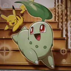 Pokemon TCG Chikorita RC1/RC32 Generations Radiant Collection Moderate Play - Image 4