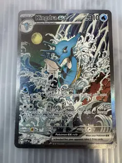 Pokemon Kingdra ex 131 Scarlet & Violet Black Star Promo Holo 🔥💎 Bid Now! - Image 1