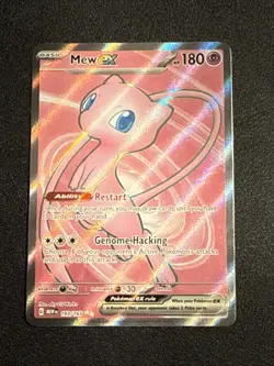 Pokemon TCG Mew Ex 193/165 Scarlet & Violet 151 Full Art Holo Rare - NM - Image 2