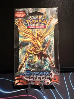 Pokemon XY Steam Siege Xerneas Art Sleeved Booster Pack New Factory Sealed - Image 1