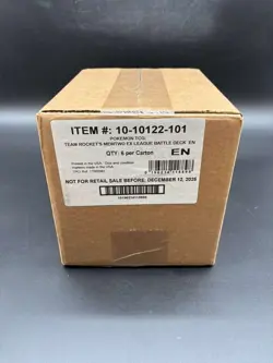 Pokemon Team Rocket's Mewtwo EX League Battle Deck 6 Box Case Factory Sealed - Image 1
