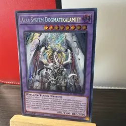Yugioh! 1x Alba System Dogmatikalamity BLMM-EN011 Secret Rare 1st Ed NM +BONUS - Image 1
