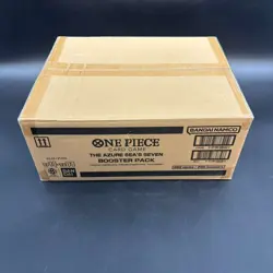 One Piece OP14-EB04 The Azure Sea's Seven English 12 Booster Box Case Sealed - Image 1