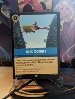 Disney Lorcana TCG: The First Chapter 165/204 Work Together Common - Image 1