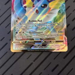 Pokemon TCG Vaporeon VMAX Evolving Skies Holo Ultra Rare Card 030/203 - Image 3