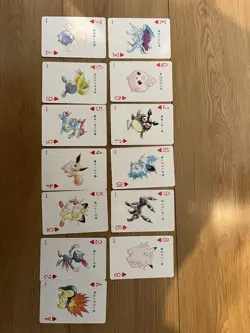 Pokemon Playing Cards Poker Deck Silver Lugia 1999 Nintendo 54 all cards Japan - Image 4