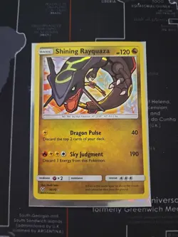 Pokemon TCG Shining Rayquaza Holo Rare Card Shining Legends 56/73 - Image 2