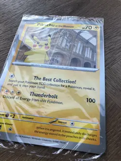 Pikachu At The Museum NHM JUMBO Promo card - Sealed - Pokemon TCG - New x3 - Image 4
