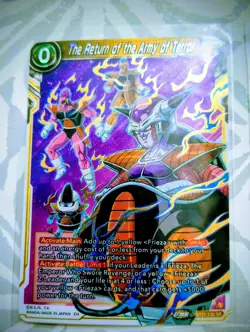 Dragon Ball Super Card Game SR lot of 8 Frieza Bardock Goku Shenron Garlic NP - Image 4