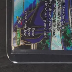 2018 DRAGON BALL SUPER CARD GAME CROSS WORLDS #BT3-063 HYPER RUSH SSB VEGITO - Image 4