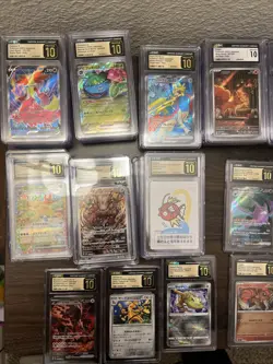 Pokemon Cards TCG Graded Slab Collection Lot Of 75 Psa CGC PRISTINE 10 Singles - Image 3