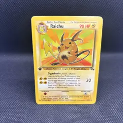 Pokemon Cards: 1st Edition Rare: Raichu 29/62 - Image 2