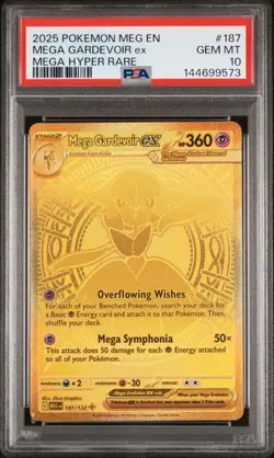Mega Gardevoir EX 187 PSA 10 Mega Evolution Pokemon Card - Image 1