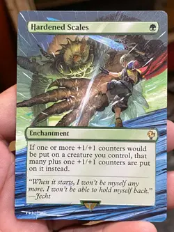 Hardened Scales MTG Final Fantasy Commander Hand Painted Full Altered Art Tentz - Image 2