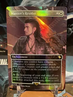 MTG | Warrior's Resolve ✨FOIL✨ [FINAL FANTASY Scene] - Image 1