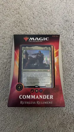 Ikoria: Lair of Behemoths Commander 2020 Ruthless Regiment MTG Brand New Sealed - Image 1