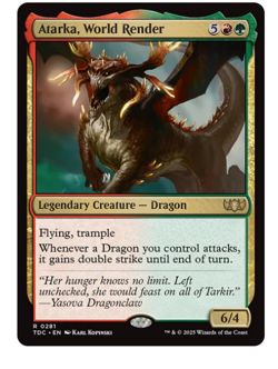 Atarka, World Render Commander: Tarkir Dragonstorm MTG - Image 1