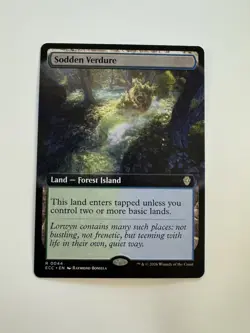 Sodden Verdure (Extended Art) Normal R Commander: Lorwyn Eclipsed 44 NM - Image 1