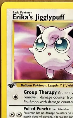 Erika's Jigglypuff 69/132 Gym Challenge Set 1sr Edition Vintage Pokemon TCG - Image 5