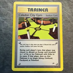 Pokemon TCG Gym Heroes #107/132 Celadon City Gym MP - Image 1