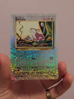 Rattata 89/110 Legendary Collection Reverse Holo Pokemon Vintage TCG Card - Image 1