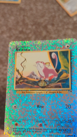 Rattata 89/110 Legendary Collection Reverse Holo Pokemon Vintage TCG Card - Image 2
