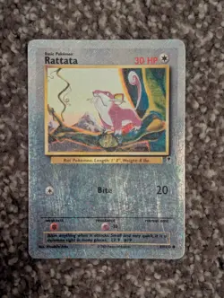 Rattata 89/110 Legendary Collection Reverse Holo Pokemon Vintage TCG Card - Image 3
