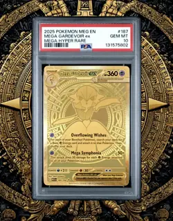 2025 POKEMON MEG EN-MEGA EVOLUTION MEGA HYPER RARE #187 MEGA GARDEVOIR EX PSA 10 - Image 1
