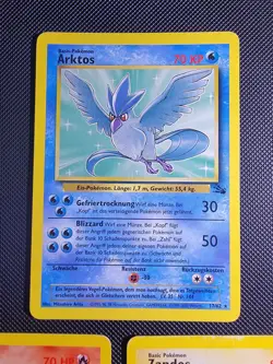 Pokemon WOTC Fossil 1999 Legendary Birds Articuno/Moltres/Zapdos Set of 3 - Image 4