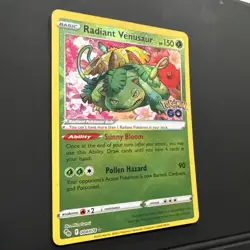 Radiant Venusaur Radiant Rare Pokemon GO 004/078 MP - Image 4