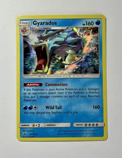 Pokemon TCG Gyarados 20/70 Dragon Majesty Holo Rare LP - Image 1