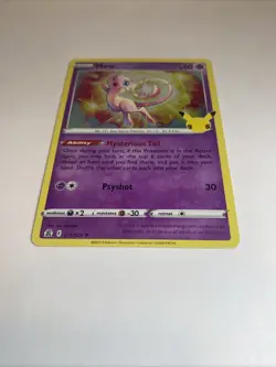 Pokemon TCG Mew 011/025 Holo Rare 2021 Celebrations Base Set NM Condition - Image 3