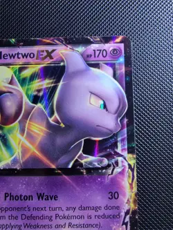 Basic Mewtwo EX XY183 Pokemon Promo Half Art Holo 2016 - Image 3