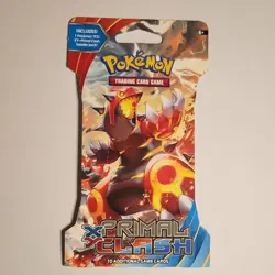 Pokemon XY Primal Clash Sleeved Booster Pack Groudon Sealed English - Image 1