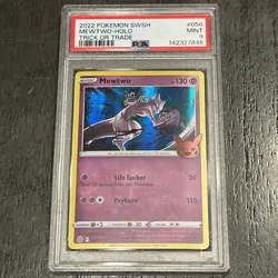 PSA 9 MINT 2022 Pokemon Trick or Trade MEWTWO #056 Holo Stamped - Image 1