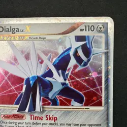 Dialga LV.X DP17 Diamond and Pearl Level Up Pokemon TCG 2008 With Top Loader HP - Image 2