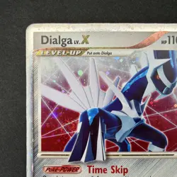 Dialga LV.X DP17 Diamond and Pearl Level Up Pokemon TCG 2008 With Top Loader HP - Image 3